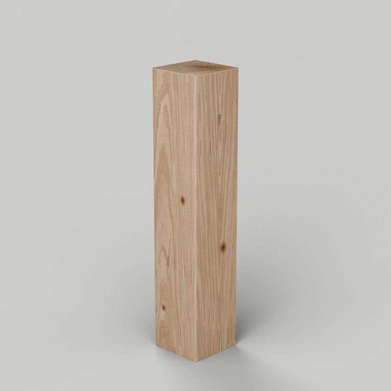 PAR and Chamfered European Oak Bollard 150 x 150mm, image 1 of 2