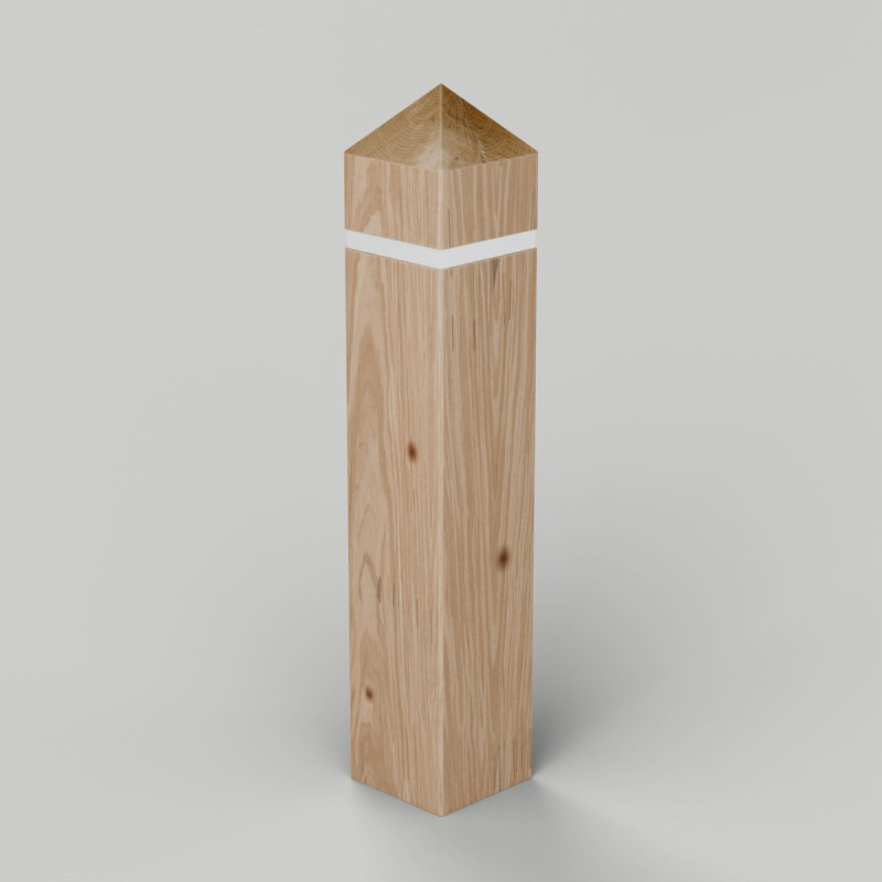 Planed All Round European Oak Bollard 150 x 150mm