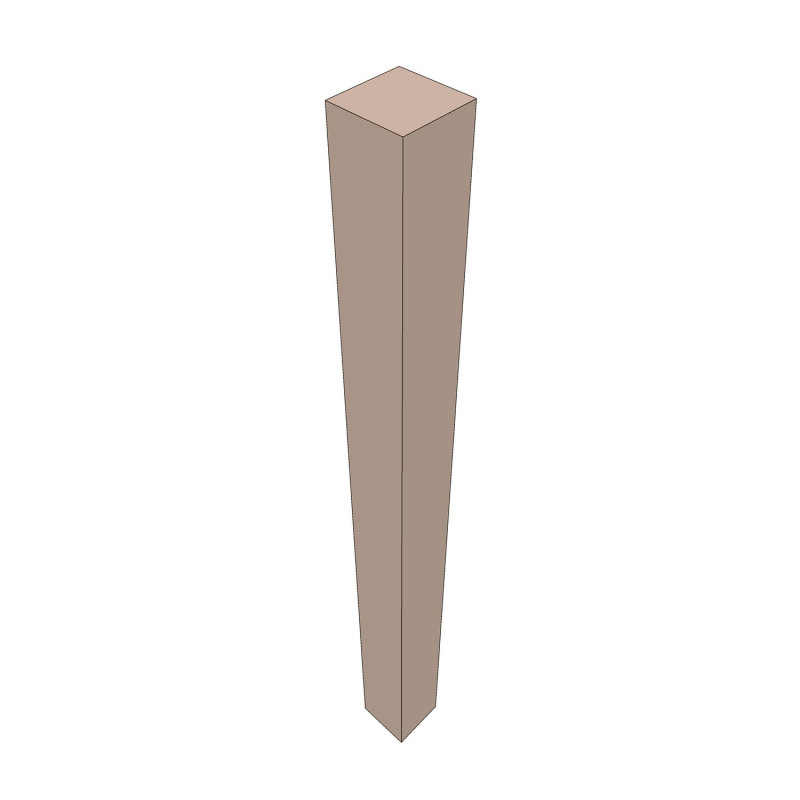 Solid Douglas Fir Newel Post, image 1 of 1