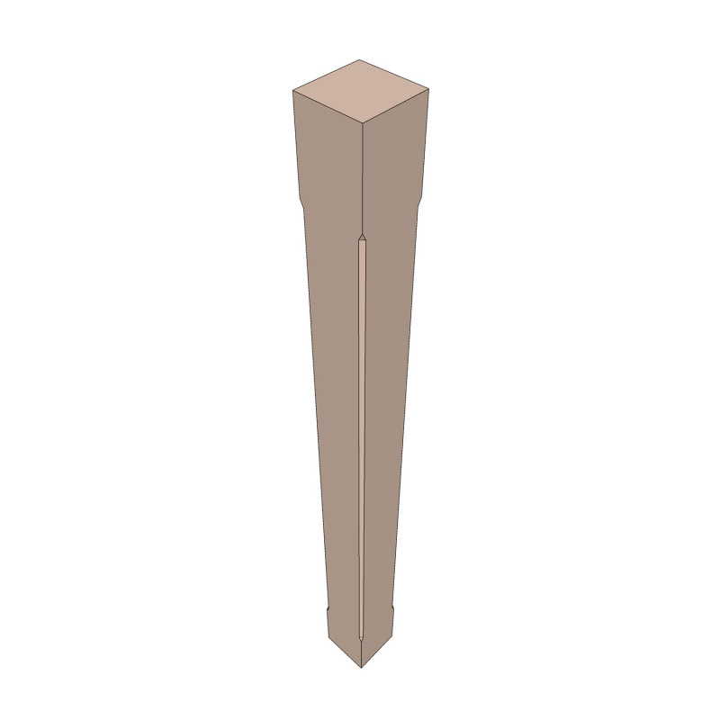 Solid Douglas Fir Newel Post