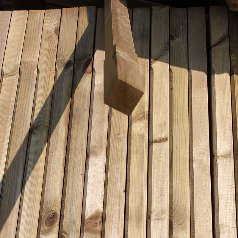 Treated Softwood Stop Chamfered Spindle Buy Decking Components Online