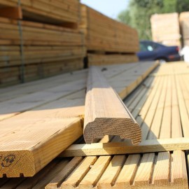 Treated Softwood Hand/base rail