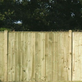 Green Eco-Treated Softwood Featheredge Fence Panel