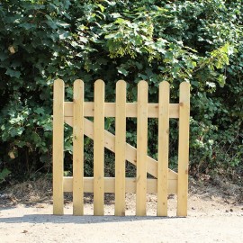 New Oak Picket Gate