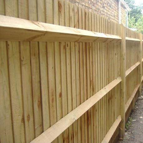 Treated Softwood Arris Rails