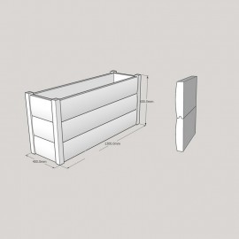 Half LogLap Planter 1300x400