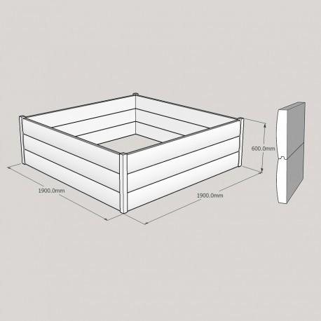 Half LogLap Planter 1900x1900