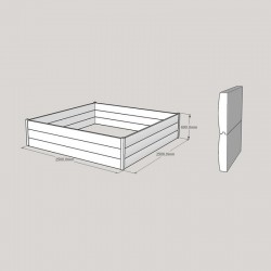 Half LogLap Planter 2500x2500