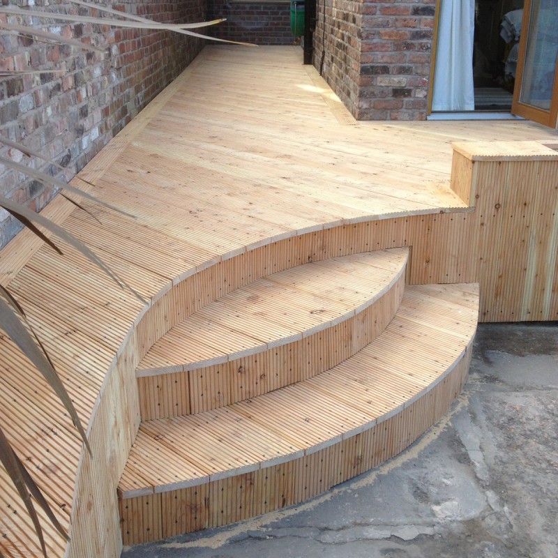 Untreated English Larch Decking 145mm Buy Decking Boards Online from