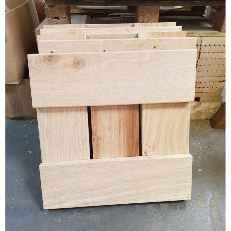 Pack of 4 Oak Decking Tiles