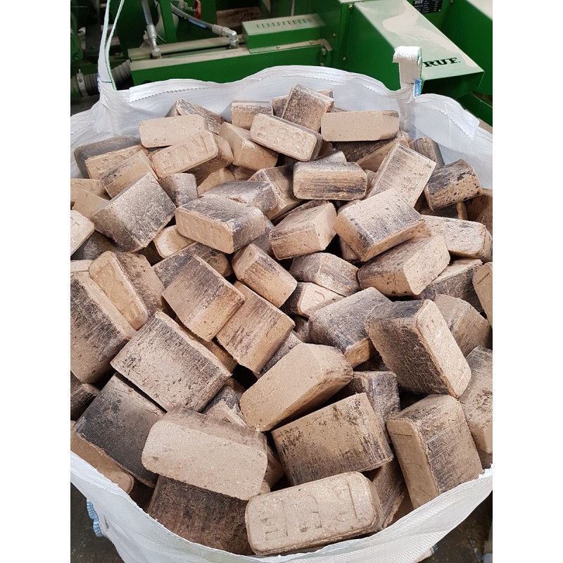 Ecofire RUF Briquettes Approximately 500kg Bulk Bag.