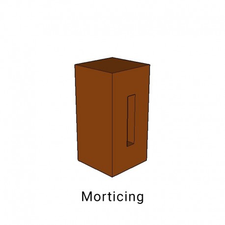 Morticing