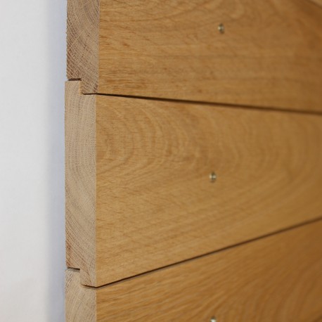 Air Dried Oak Half Lap Cladding