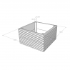 500mm x 500mm x 290mm Decking Board Planter