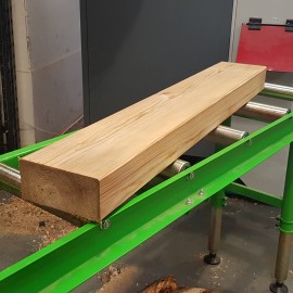 New Planed and Bevelled Siberian Larch Railway Sleeper