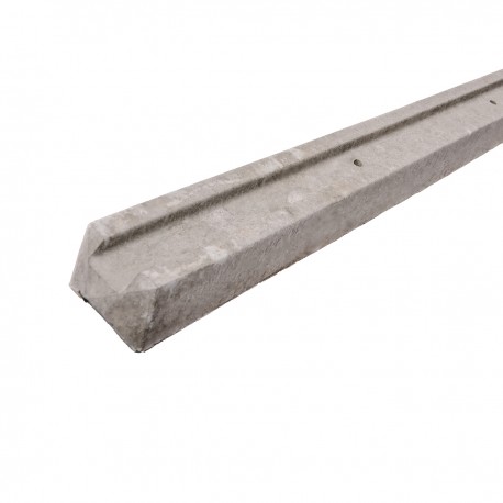 Concrete Slotted Intermediate Fence Post - Lightweight