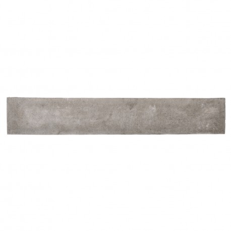 6" Plain Concrete Gravel Board for Slotted Posts - Lightweight