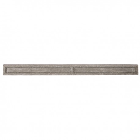 6" Recessed Concrete Gravel Board for Slotted Posts - Lightweight