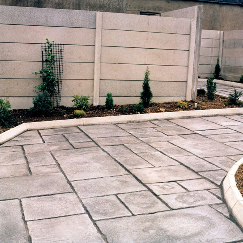 FennLite™ Plain Concrete Gravel Board for Slotted Posts Lightweight