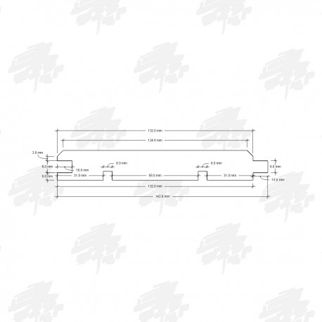 English Larch/Douglas Fir Tongue and Groove Cladding