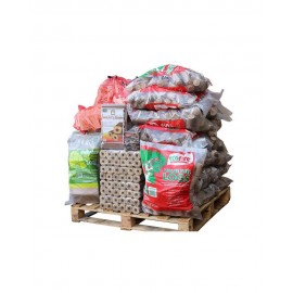 Premium Kiln-Dried Firewood And Ecofire Briquette Package