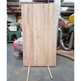 Oak Featheredge Framed, Ledged and Braced Pedestrian Gate - Flat Top