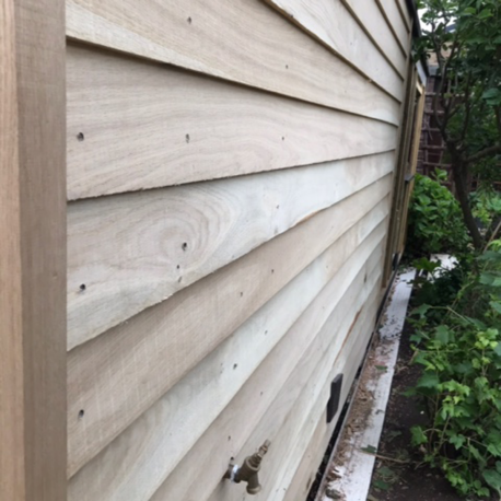 Rebated Character Grade Oak Featheredge Cladding