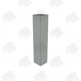 Oak Bollard - Flat Top