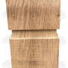 Oak Bollard - Flat Top