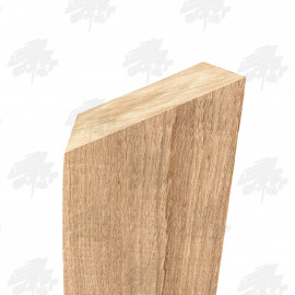 Oak Bollard - Back Weathered Top