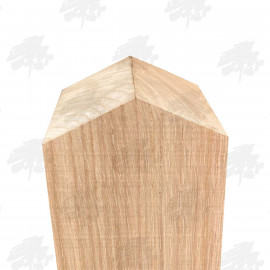 Oak Bollards - Half Pyramid Top