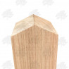 Oak Bollards - Half Pyramid Top