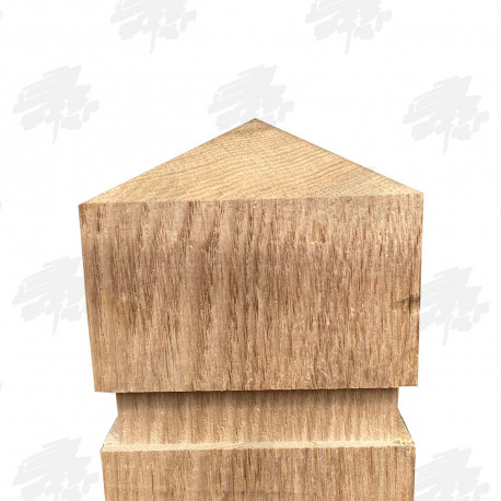 Oak Bollards - Pyramid Top