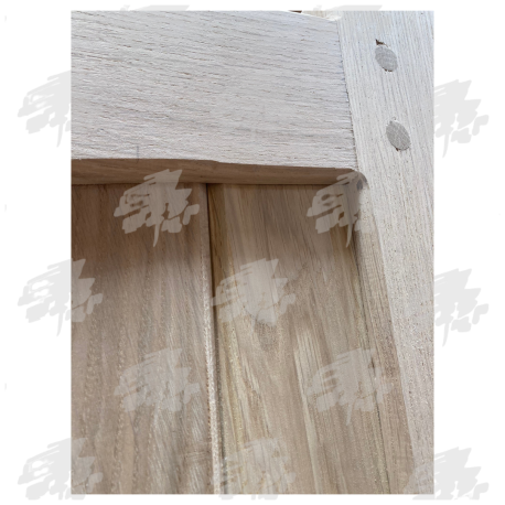 Oak Closeboard Driveway Gates - Curved Top