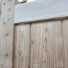 Douglas Fir/English Larch Closeboard Driveway Gates - Curved Top