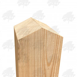 Oak Bollard - Flat Top