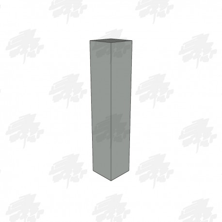 Oak Bollard - Flat Top