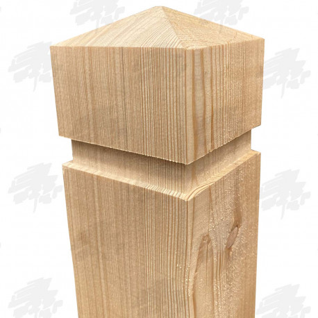 Oak Bollard - Flat Top