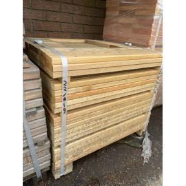 Siberian Larch Decking 600 x 142 x 21 GROOVED (Pallet of 192) - FREE DELIVERY