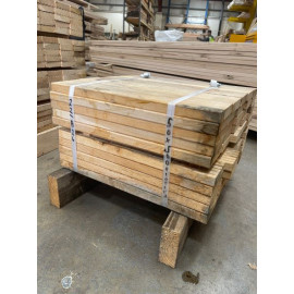 European Oak Decking 500 x 100 x 25 GROOVED (Pallet of 50) - FREE DELIVERY
