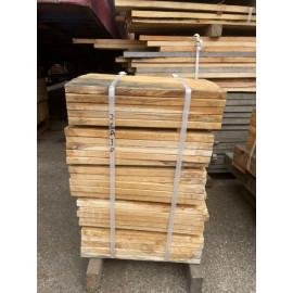 European Oak Decking 500 x 100 x 25 GROOVED (Pallet of 125) - FREE DELIVERY