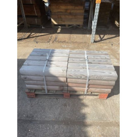 Pallet of 40 600 x 200 x 100 Machined/Moulded Untreated Larch/Douglas Fir Sleepers - FREE DELIVERY