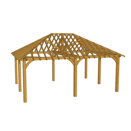 Gazebo - 8m x 6m x 5.02m