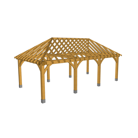 Gazebo - 8m x 4m x 3.79m