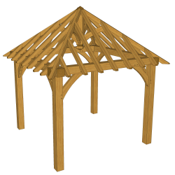 Gazebo - 2.9m x 2.9m x 3.73m