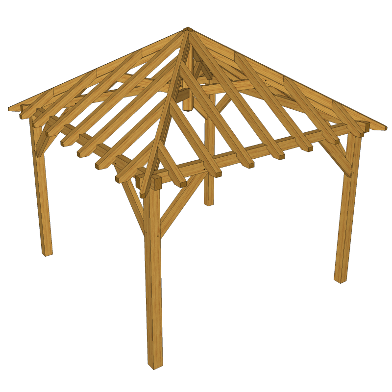 Gazebo - 3m x 3m x 3.27m