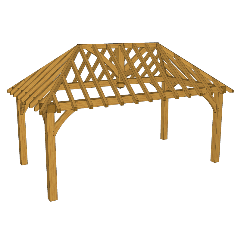 Gazebo - 5.2m x 2.75m x 3.51m