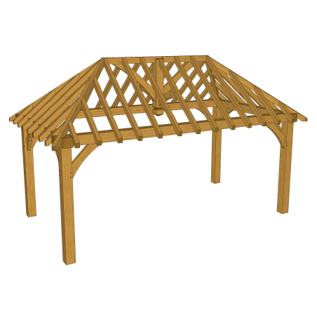 Gazebo - 5.2m x 2.75m x 3.51m