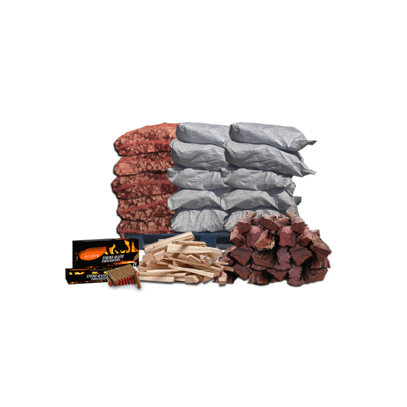 Sun-Dried African Firewood Package