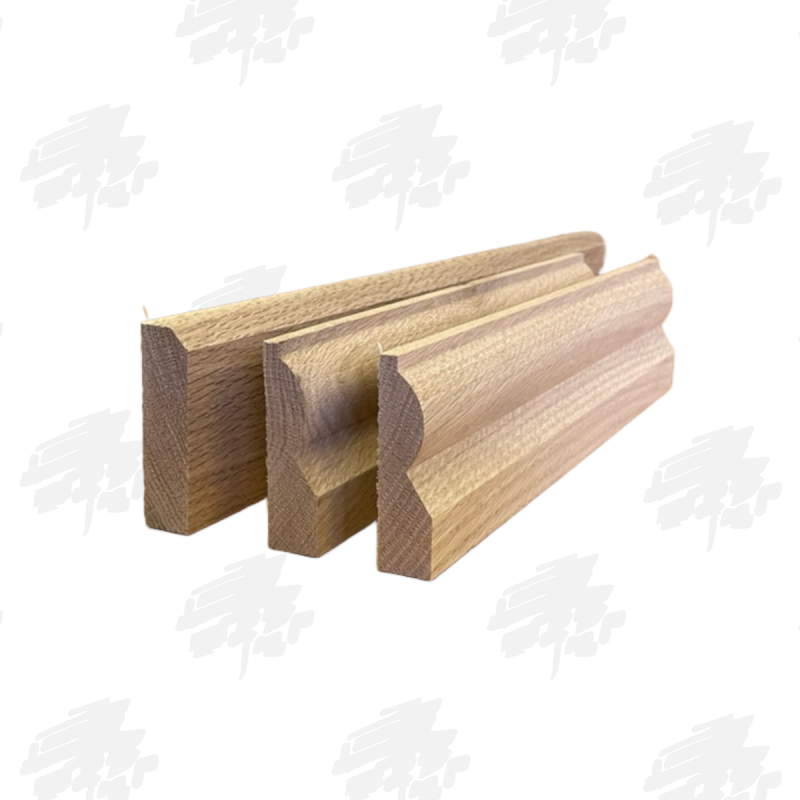 Decorative wooden skirting board in 5 colors